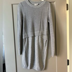 ASOS sweater dress with cross detail